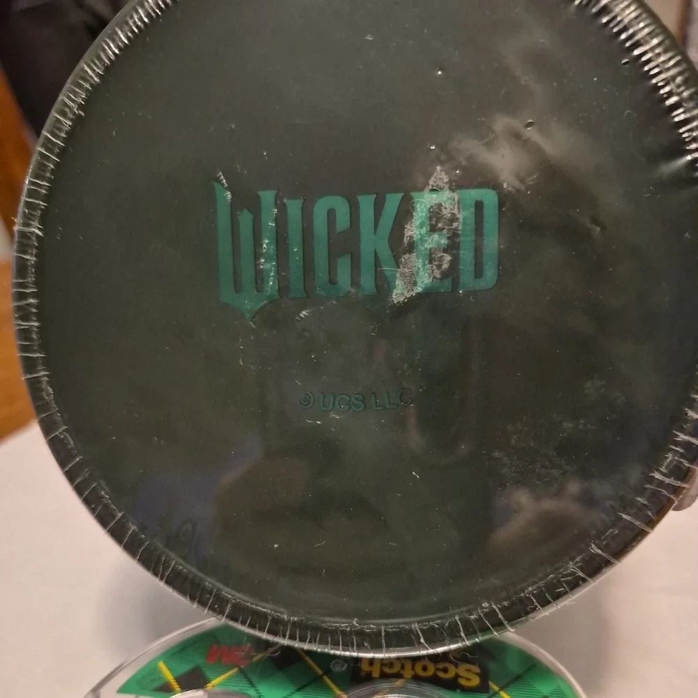 Target Bullseye Playground Wicked Elphaba Green Trinket Dish Glass Dome no stckr